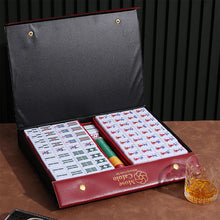 Load image into Gallery viewer, Chinese Mahjong X-Large 144 Numbered Melamine Tiles 1.5" Large Tile with Carrying Travel Case Pro Complete Mahjong Game Set