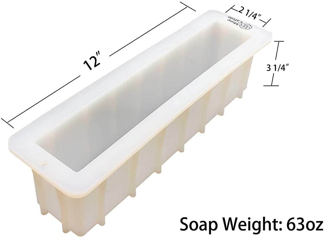 Large Loaf Soap Mold Thick Lip Silicon Rectangular Mould DIY Handmade –  Mose Cafolo