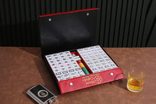 Load image into Gallery viewer, Mose Cafolo Chinese Mahjong X-Large 144 Numbered Melamine Large Tiles with Carrying Travel Case Pro Complete Mahjong Game Set