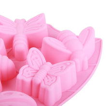 Load image into Gallery viewer, Set of 2 pcs 8 Cavity Butterfly Silicone Soap Mold for DIY Handmade Soap