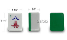 Load image into Gallery viewer, Chinese Mahjong X-Large 144 Numbered Melamine Tiles 1.5" Large Tile with Carrying Travel Case Pro Complete Mahjong Game Set