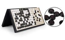 Load image into Gallery viewer, Magnetic Travel Go Game Set with Single Convex Magnetic Plastic Stones and Large 11.2 x 11.2 Inches Go Board