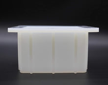 Load image into Gallery viewer, Silicone Soap Molds Square Handmade 4" Small Loaf Bar White Mould