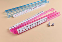 Load image into Gallery viewer, American Mahjong Set Complete Mah Jongg Game Set by Mose Cafolo - Red Burgundy Paisley Soft Bag 166 Tiles with 4 All-in-One Rack/Pushers