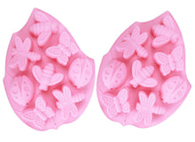 Load image into Gallery viewer, Set of 2 pcs 8 Cavity Butterfly Silicone Soap Mold for DIY Handmade Soap