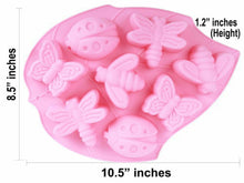 Load image into Gallery viewer, Set of 2 pcs 8 Cavity Butterfly Silicone Soap Mold for DIY Handmade Soap