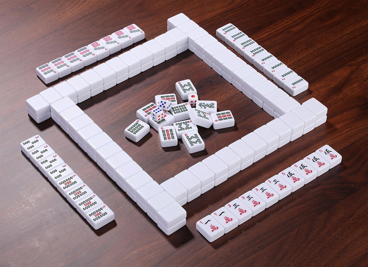 Tile wall set up for play