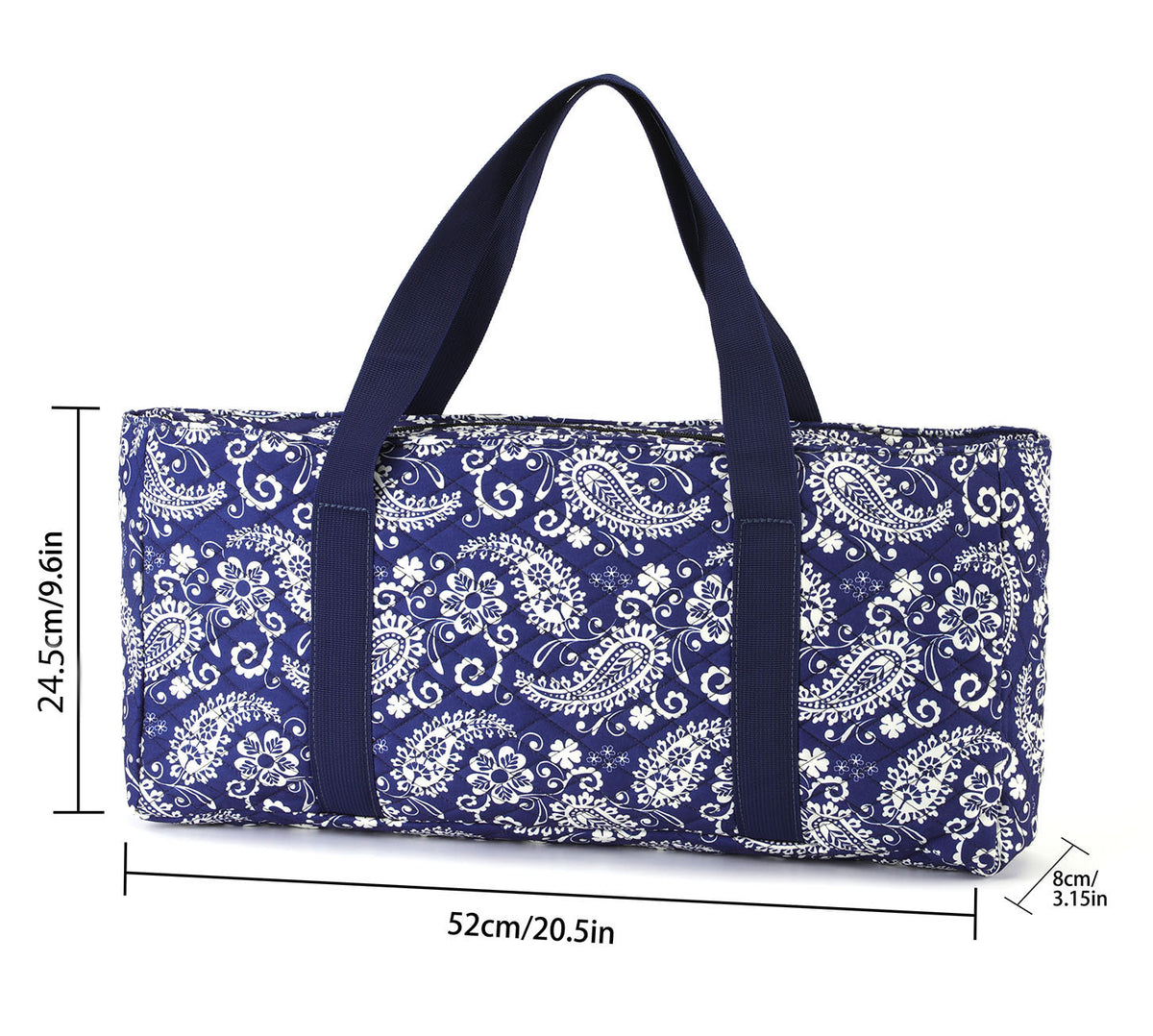 Bag size: 20.5 by 9.6 by 3.15 inches