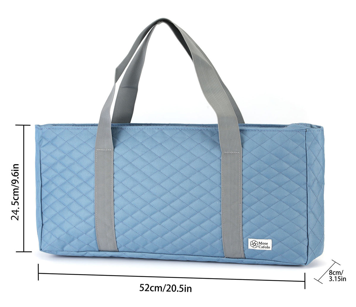 Bag size: 20.5 by 9.6 by 3.15 inches