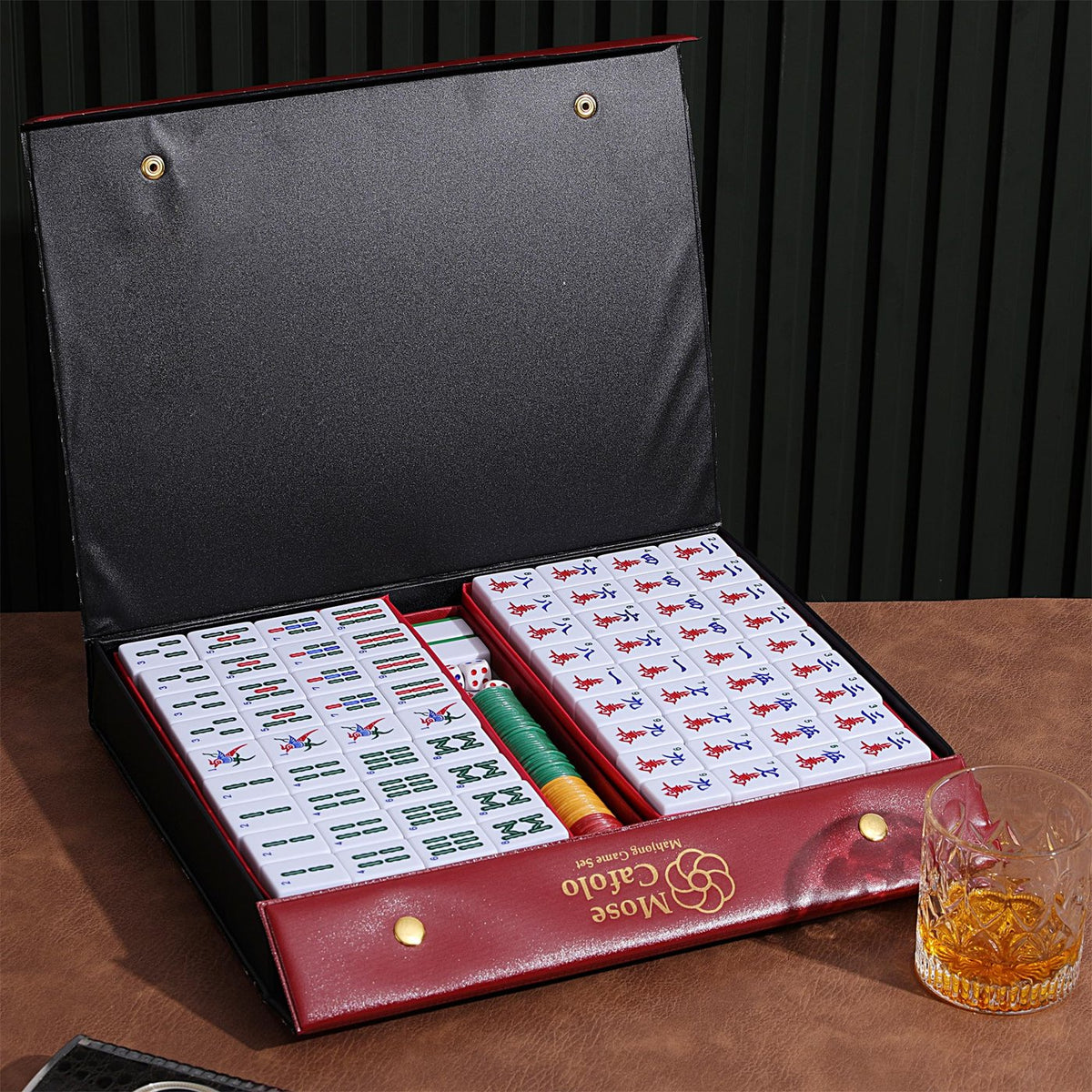 Chinese Mahjong Set — X-Large Green Back