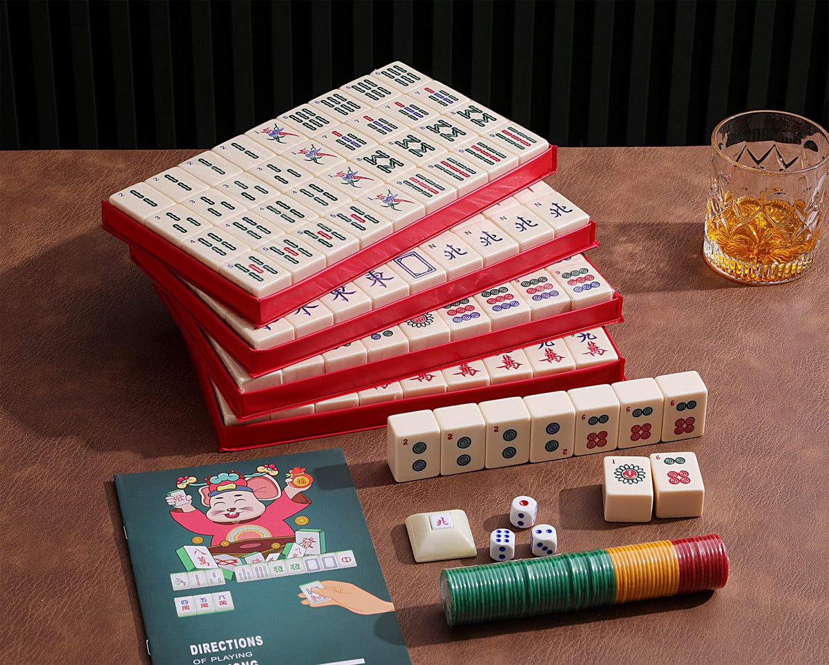 Chinese Mahjong Set — X-Large Ivory