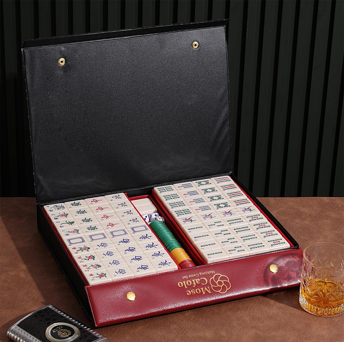 Chinese Mahjong Set — X-Large Ivory
