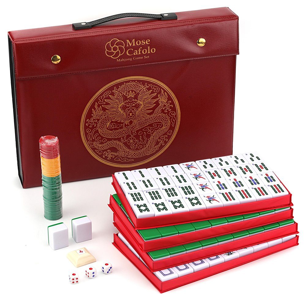 Chinese Mahjong Set — X-Large Green Back