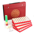 Chinese Mahjong Set — Red Fortune 34mm Ivory Tiles