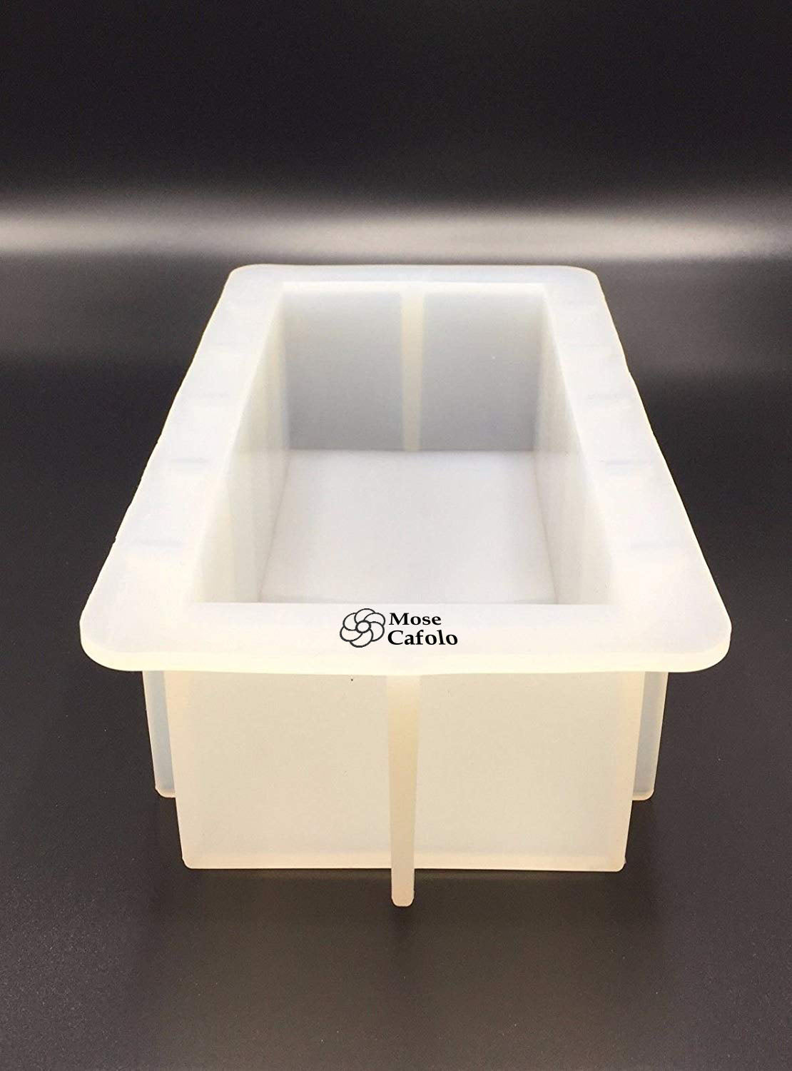 Rectangular Silicone Soap Mold Flexible Loaf Mould With Wood Box for DIY  Handmade Soap 